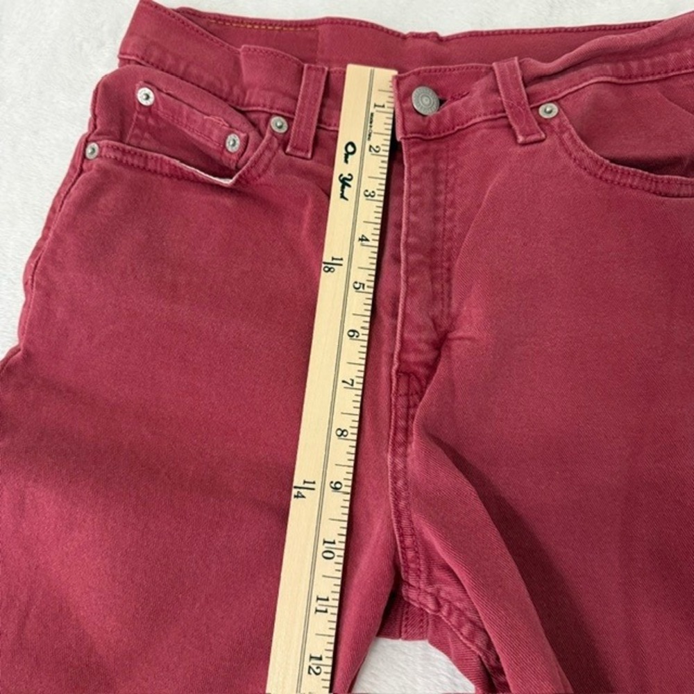 Vintage 1994 Levi's 512 High Waisted Jeans Error Mis-tab Upside Down USA Made 6 - Picture 11 of 14